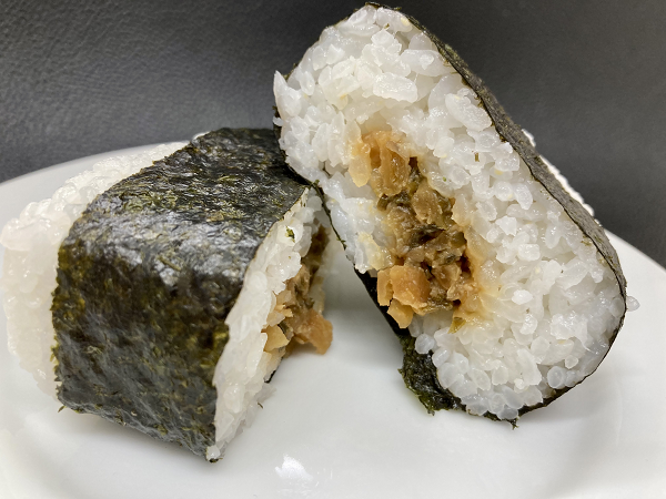 野沢菜味噌漬おにぎり-1