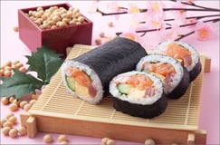 恵方巻（七福神、ハーフ、五色太巻、サラダ巻）