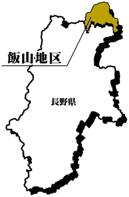 幻の米_飯山地図