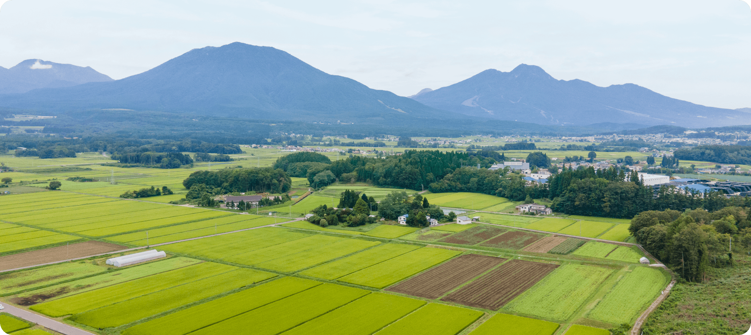 長野の田園風景｜ここで美味しい長野米が育てられます